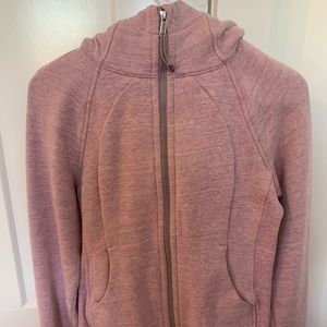 Pink lululemon scuba hoodie